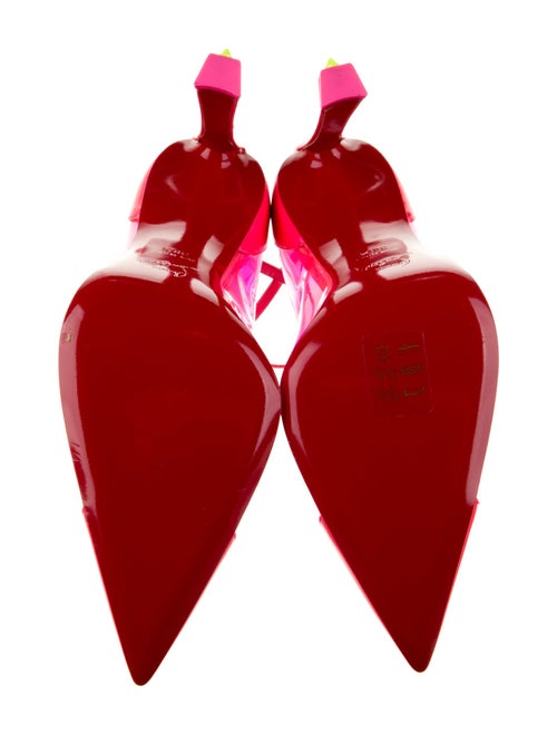 Christian Louboutin Spike Accents PVC Pumps