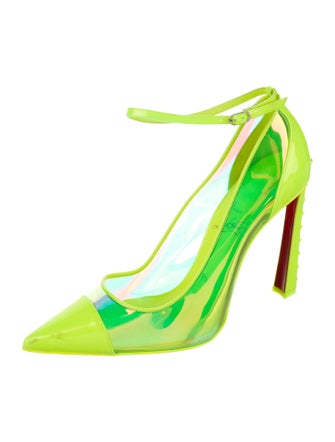 Christian Louboutin Spike Accents PVC Pumps
