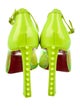 Christian Louboutin Spike Accents PVC Pumps