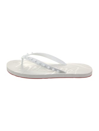 Christian Louboutin Rubber Flip Flops