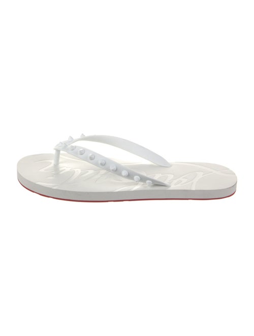 Christian Louboutin Rubber Flip Flops
