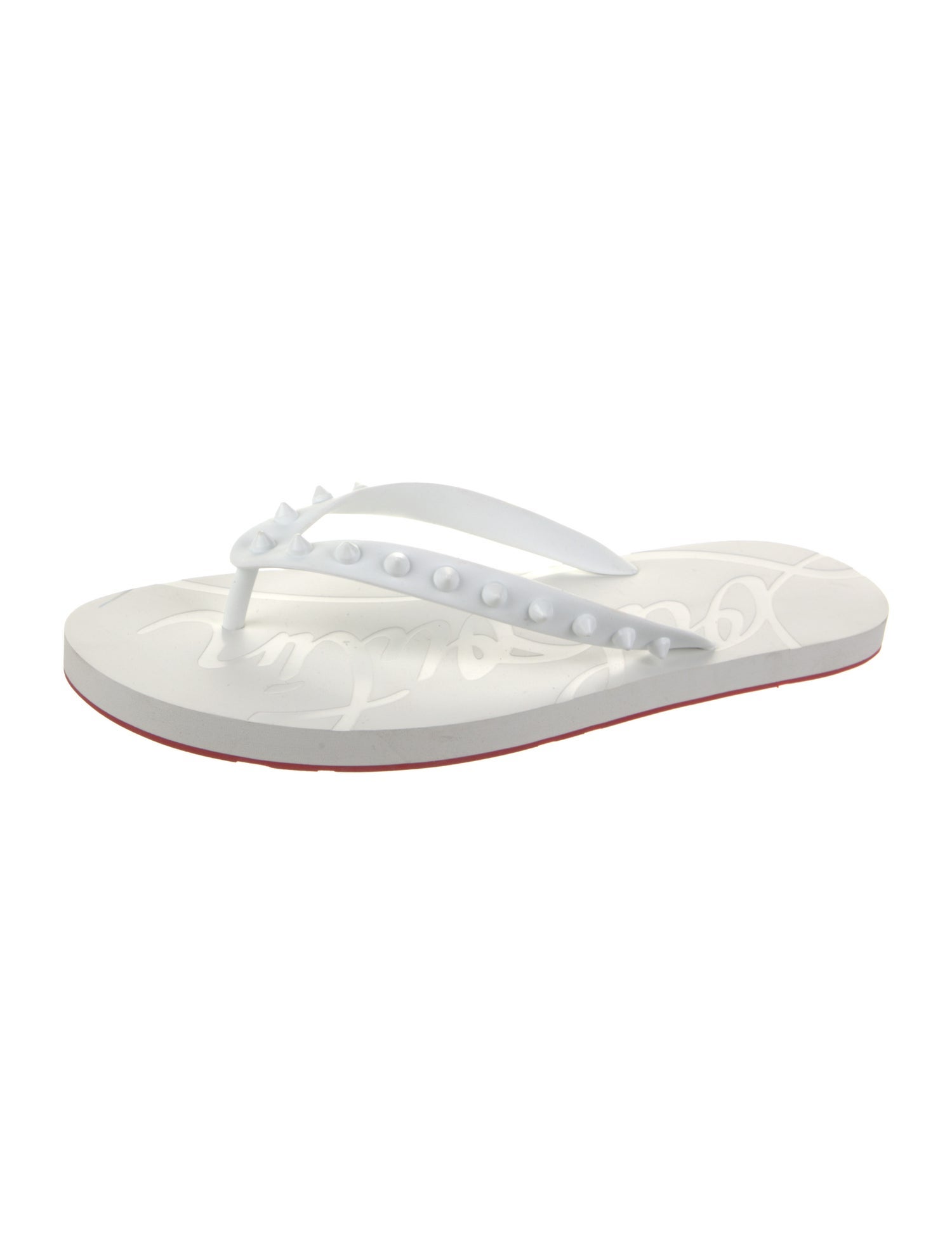 Christian Louboutin Rubber Flip Flops