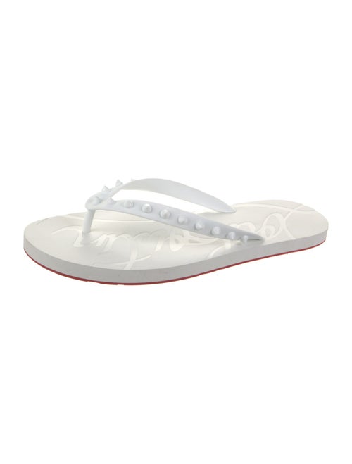 Christian Louboutin Rubber Flip Flops
