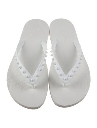 Christian Louboutin Rubber Flip Flops