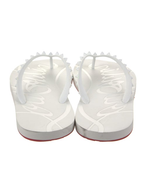Christian Louboutin Rubber Flip Flops