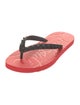Christian Louboutin Rubber Studded Accents Flip Flops