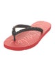 Christian Louboutin Rubber Studded Accents Flip Flops