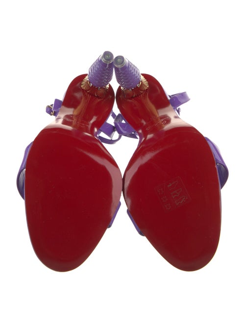 Christian Louboutin Spike Accents Leather Sandals
