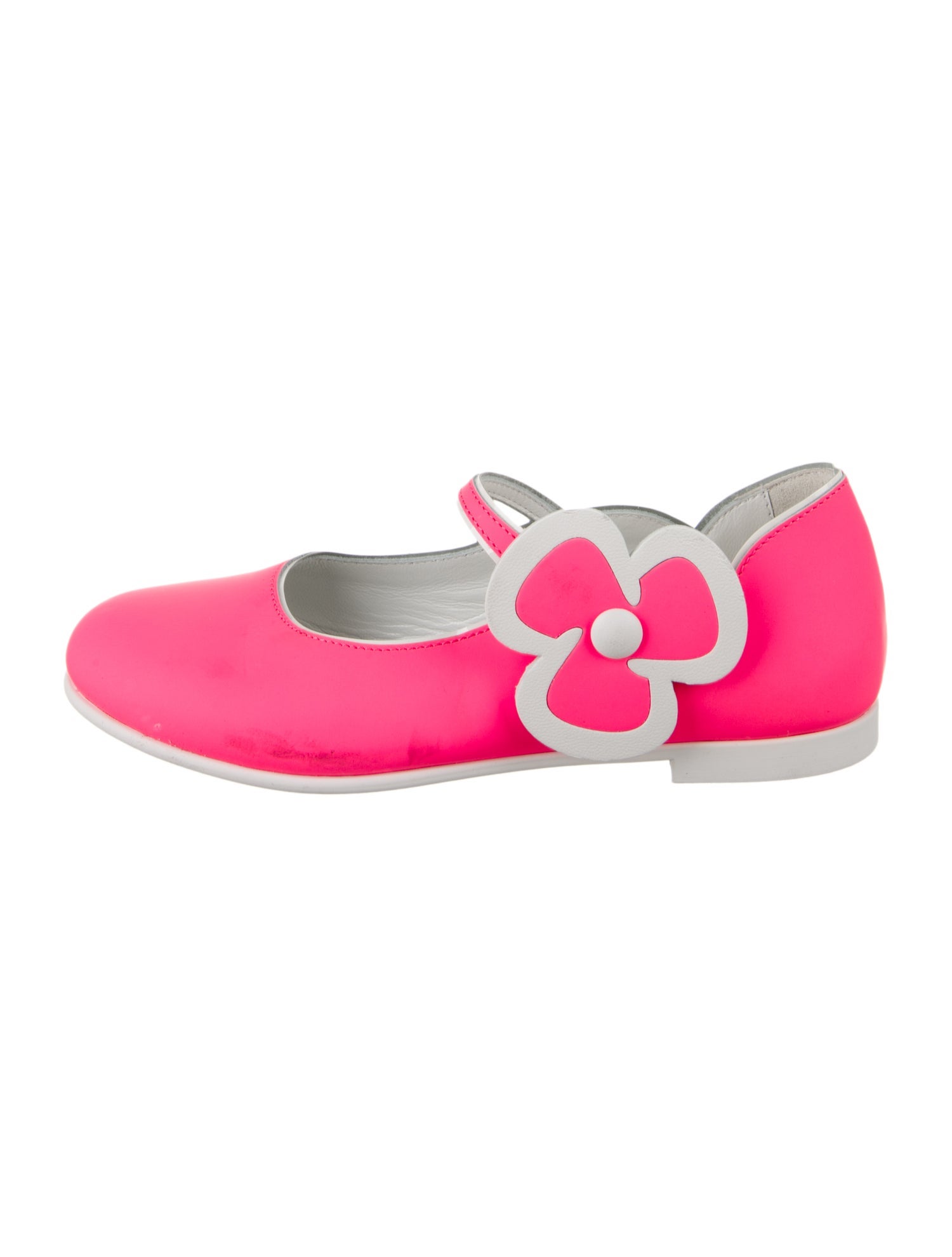 Christian Louboutin Girls' Leather Ballet Flats
