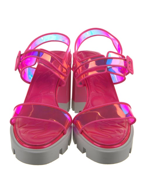 Christian Louboutin PVC Slingback Sandals