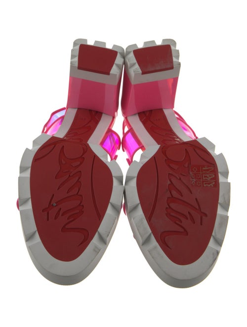 Christian Louboutin PVC Slingback Sandals