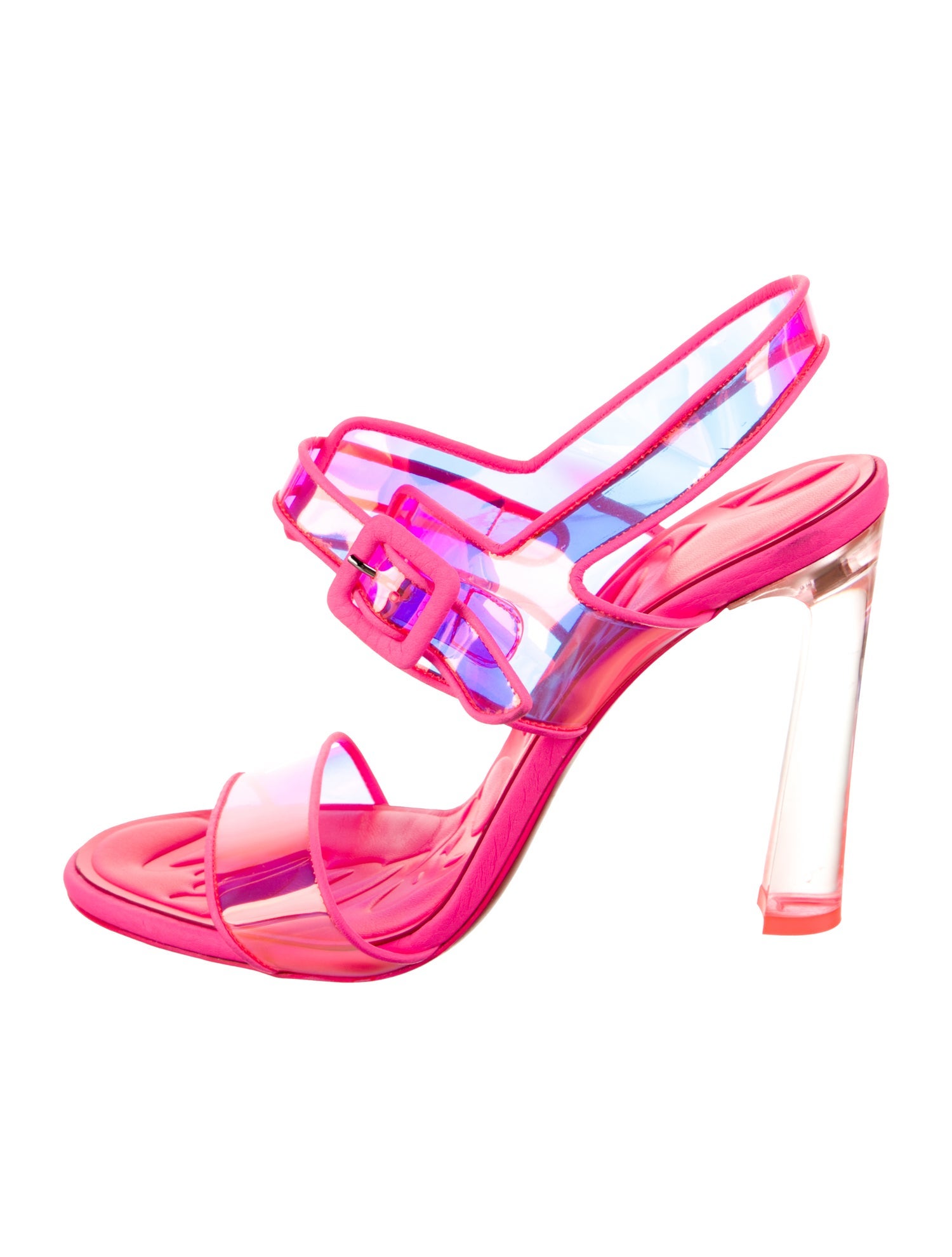Christian Louboutin PVC Slingback Sandals