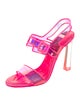 Christian Louboutin PVC Slingback Sandals