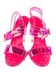 Christian Louboutin PVC Slingback Sandals