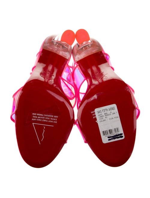 Christian Louboutin PVC Slingback Sandals