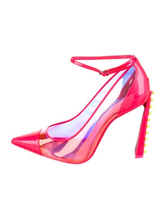 Christian Louboutin Spike Accents PVC Pumps