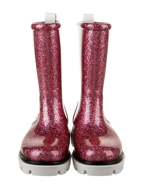 Christian Louboutin Girls' Glitter Rain Boots