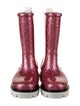Christian Louboutin Girls' Glitter Rain Boots