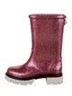 Christian Louboutin Girls' Glitter Rain Boots