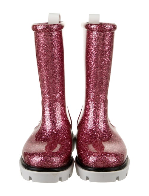 Christian Louboutin Girls' Glitter Rain Boots