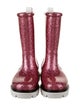 Christian Louboutin Girls' Glitter Rain Boots