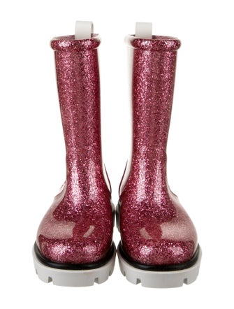 Christian Louboutin Girls' Glitter Rain Boots
