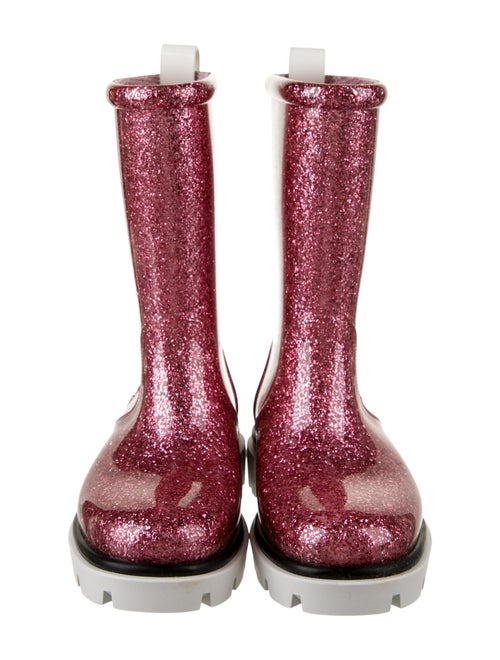 Christian Louboutin Girls' Glitter Rain Boots