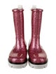 Christian Louboutin Girls' Glitter Rain Boots