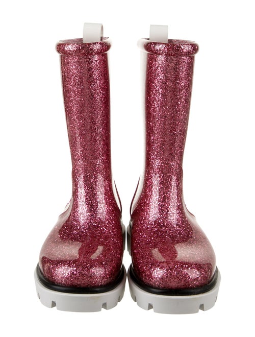 Christian Louboutin Girls' Glitter Rain Boots