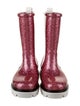 Christian Louboutin Girls' Glitter Rain Boots