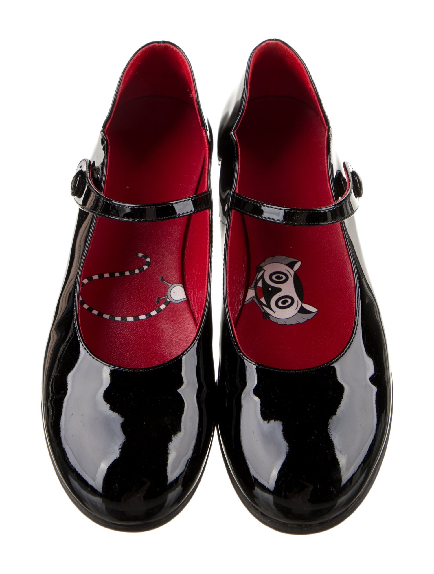 Christian Louboutin Girls' Leather Ballet Flats
