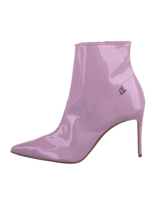 Christian Louboutin Patent Leather Sock Boots