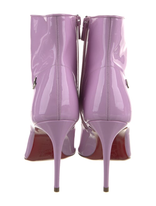 Christian Louboutin Patent Leather Sock Boots