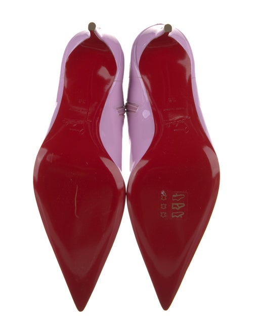 Christian Louboutin Patent Leather Sock Boots