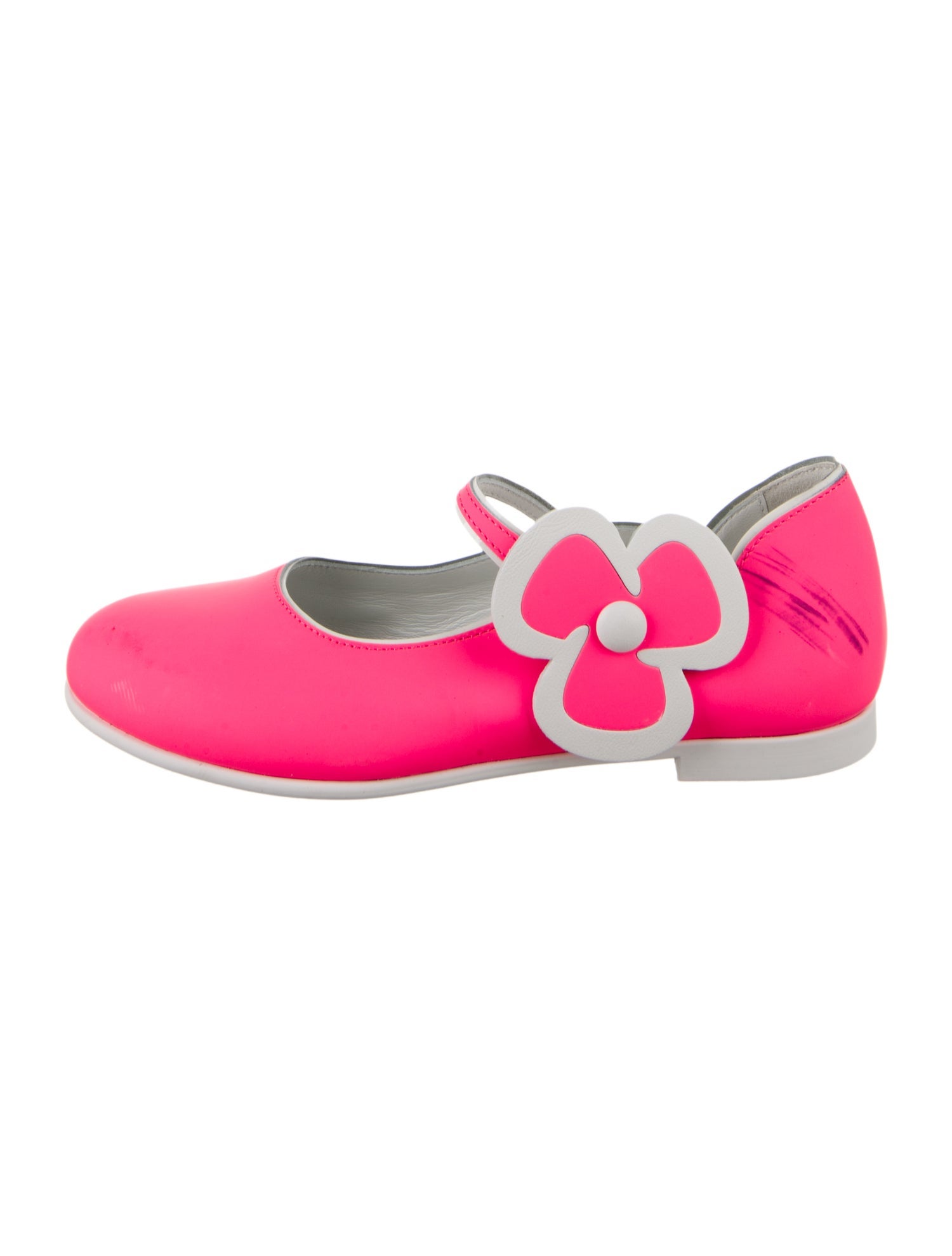 Christian Louboutin Girls' Leather Ballet Flats