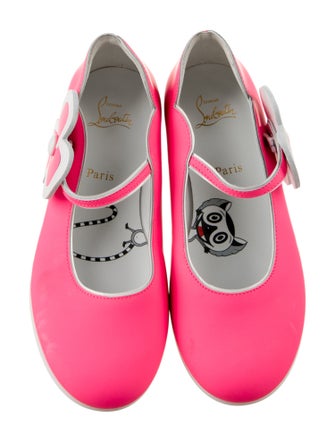 Christian Louboutin Girls' Leather Ballet Flats