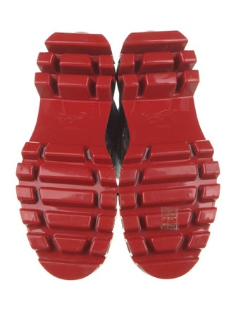 Christian Louboutin Patent Leather Chelsea Boots