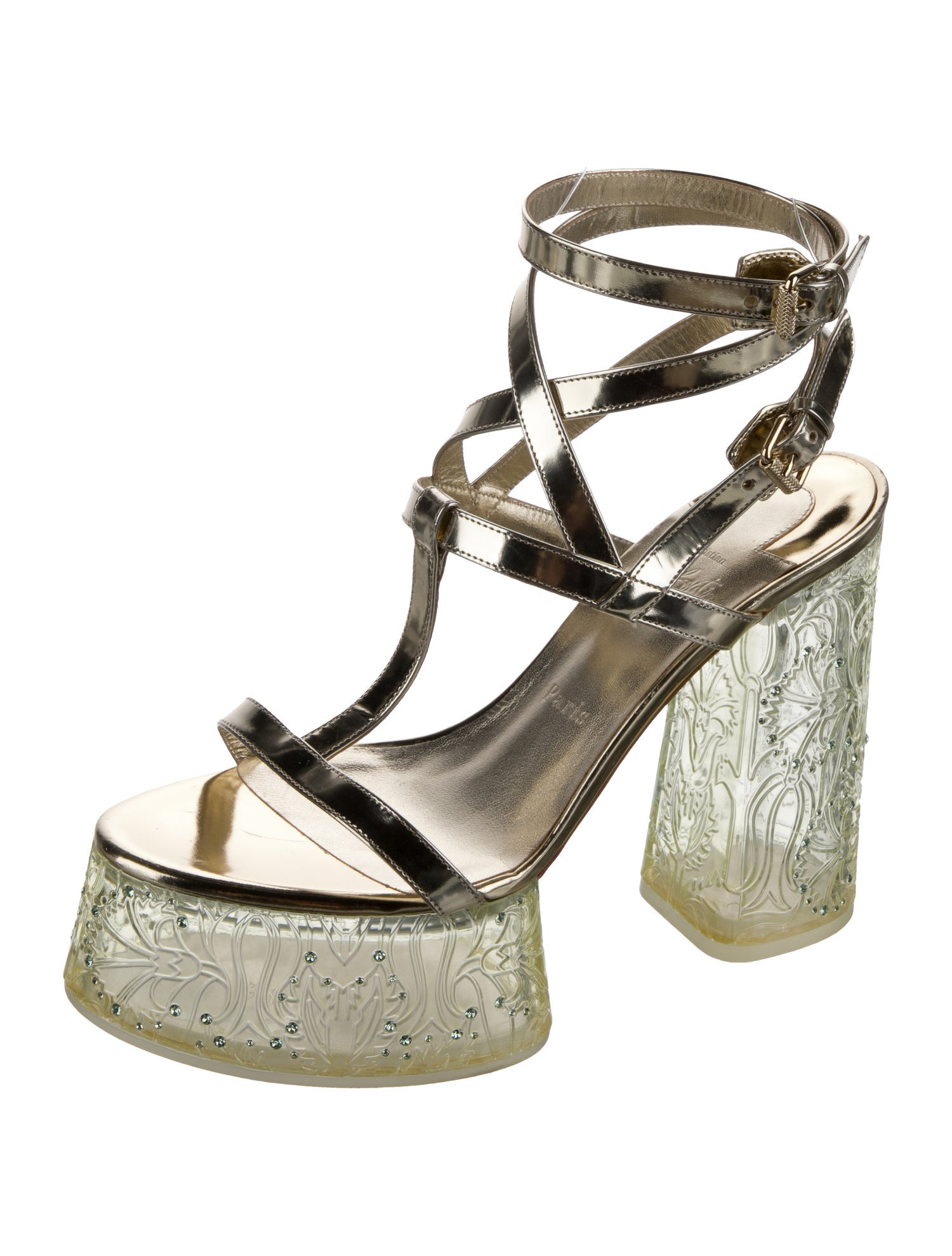 Christian Louboutin T-Strap Sandals