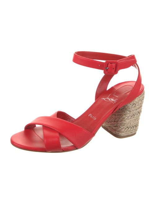 Christian Louboutin Leather Espadrilles