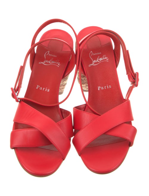 Christian Louboutin Leather Espadrilles