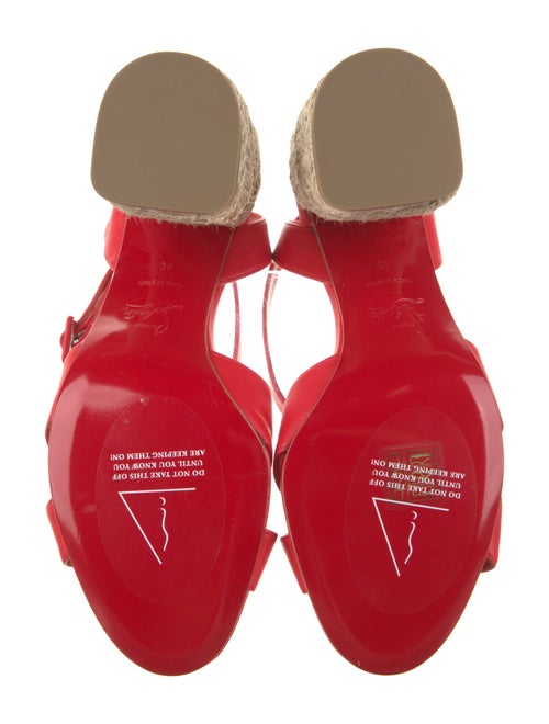 Christian Louboutin Leather Espadrilles