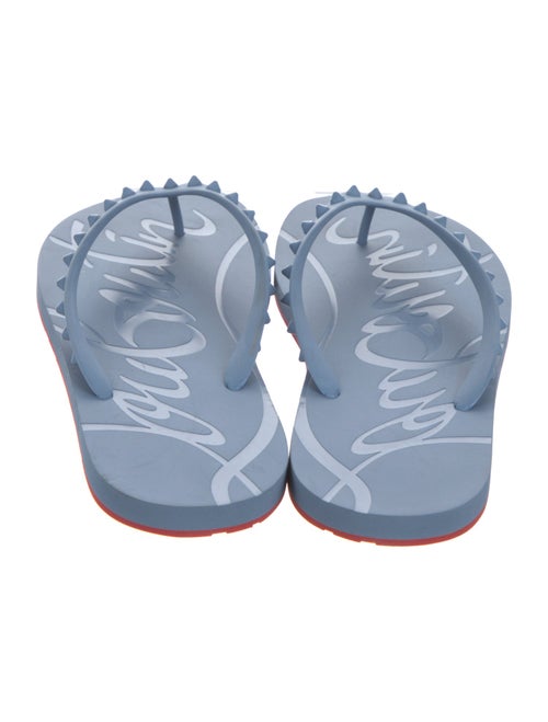 Christian Louboutin Studded Accents Flip Flops