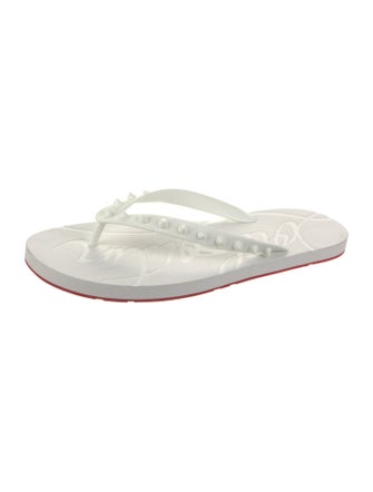 Christian Louboutin Rubber Flip Flops