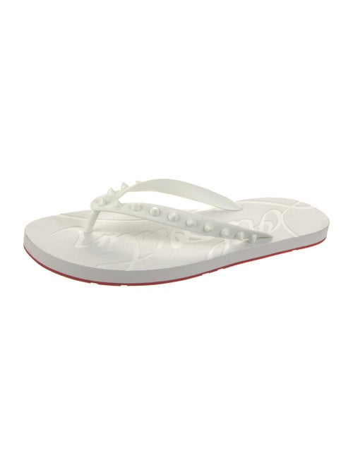 Christian Louboutin Rubber Flip Flops
