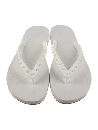 Christian Louboutin Rubber Flip Flops