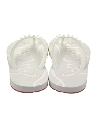 Christian Louboutin Rubber Flip Flops