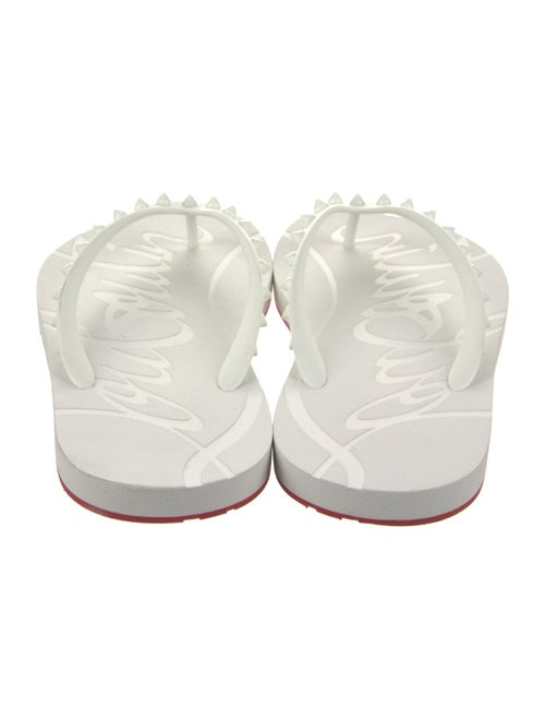 Christian Louboutin Rubber Flip Flops