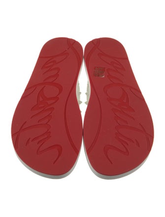 Christian Louboutin Rubber Flip Flops