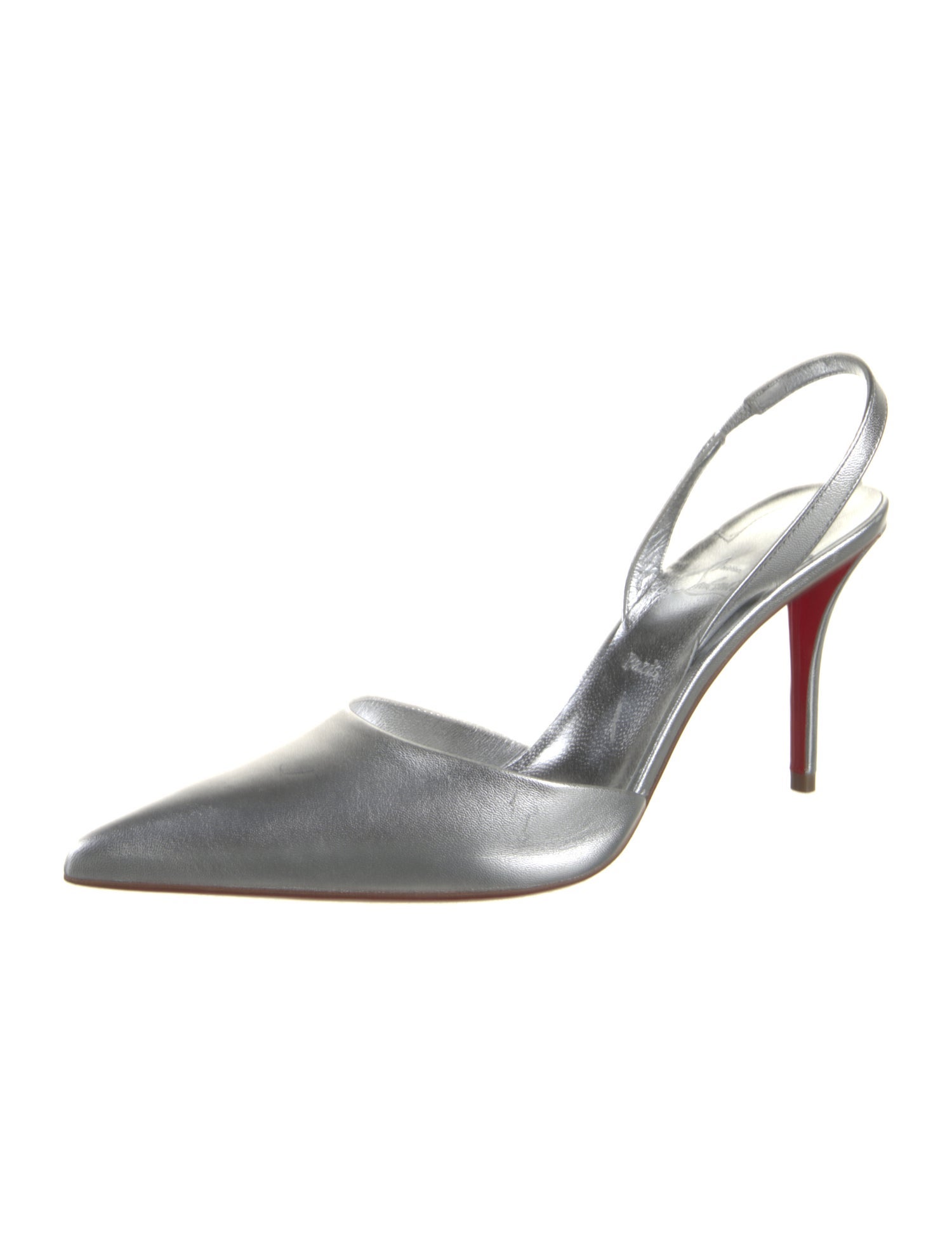 Christian Louboutin Leather Slingback Pumps