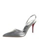 Christian Louboutin Leather Slingback Pumps